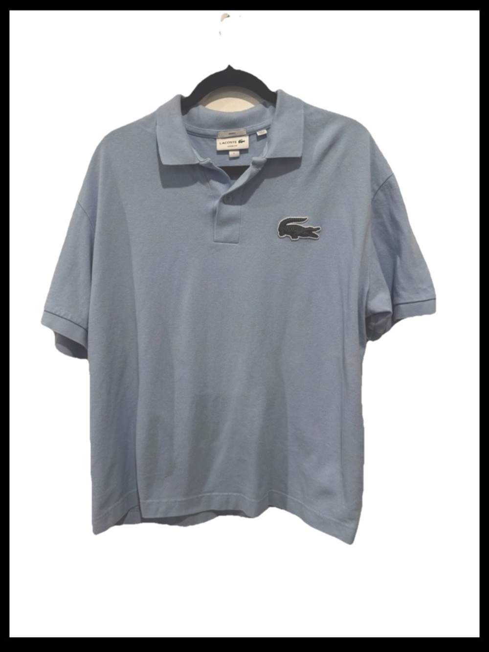 Lacoste Men's Classic Polo Shirt - Light Blue Sz L